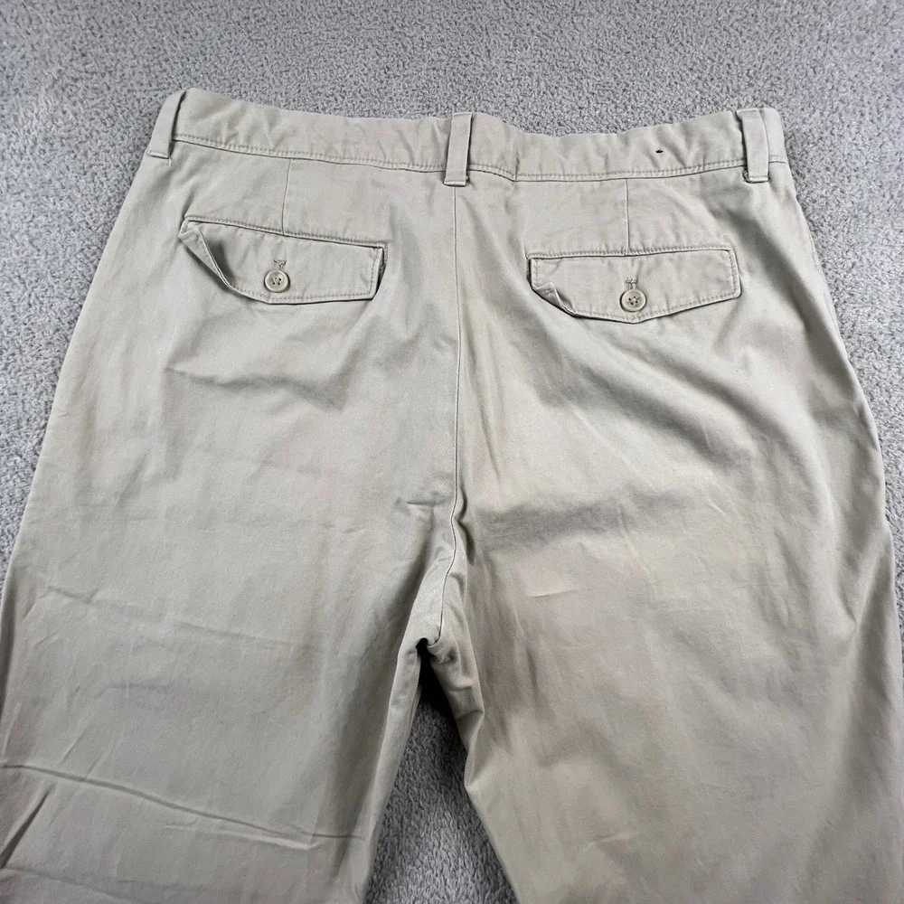 Banana Republic‎ Mens Chino Pants Khaki Wide Straight Leg 34x34 Kentfield Skater